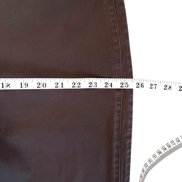Lane Bryant Brown Cropped Stretch Pants Womens Size 20 Cotton/Spandex VGUC! - Picture 11 of 14